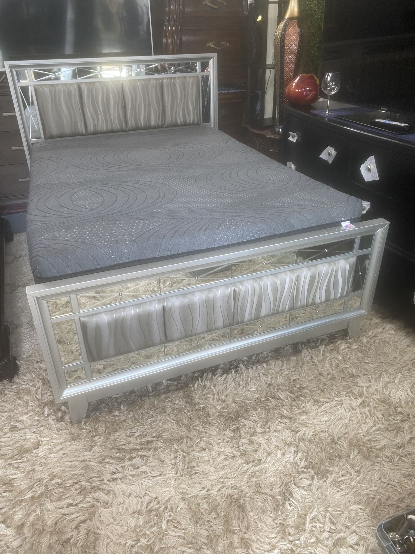 Full Bed Frame And Mattress