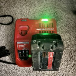 milwaukee battery and charger