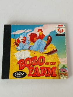 Bozo the Clown kids vinyl record storybook
