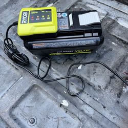ryobi battery and charger used