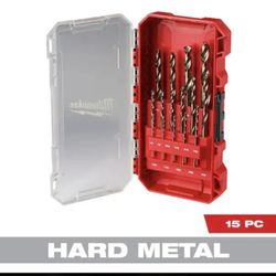 Cobalt Red Helix Drill Bit Set for Drill Drivers (15-Piece