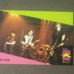 1991 ProSet The Clash #21 Punk Rock Band Group Card Music Musicards Superstars Vintage Collectible Pro Set Entertainment