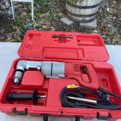 Brand New Milwaukee Grounded Right angle Drill Kit 