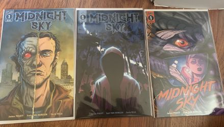 Midnight sky 1 3 cover set