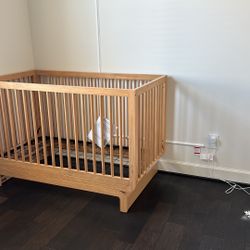 Baby Wood Cradle Assembly 