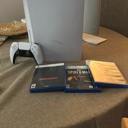 Ps5 With 3games