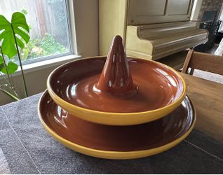 Napa Style Vertical Poultry Roaster Portugal Terracotta Pottery