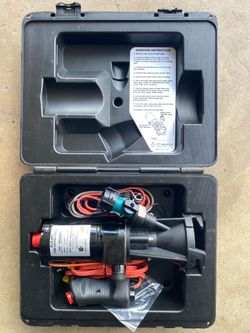Flojet Portable RV Waste Pump System with Case