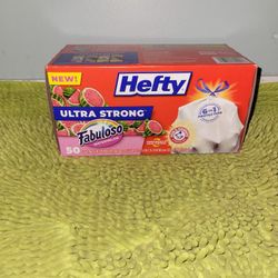 50 Trash Bags 13 Gallons Fabuloso Watermelon Scent