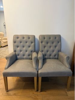 2x Restoration Hardware dining chairs
