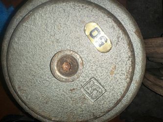 50 Pounds Pair Of Dumbbells 100 Pounds Total