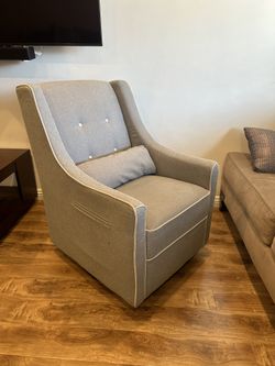 Davinci owen 2024 upholstered swivel glider