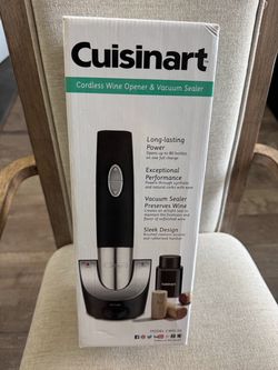 BRAND NEW Cuisinart cordless wine opener