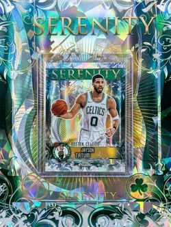 Jayson Tatum Topps Chrome Serenity Basketball Card