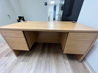 HON Oak Desk