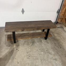 Wood Bench 