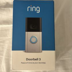 Ring Doorbell 3 Camera (Brand New)