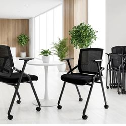 2 Pack Stackable Conference Room Chairs.