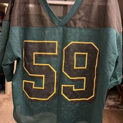 Urban Outfitters Mesh Football Jersey V-Neck (Size Medium)