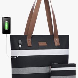 Laptop Bag With Mini Make Up Bag 