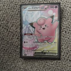 Pokemon Card Lillies Clefairy Ex #173