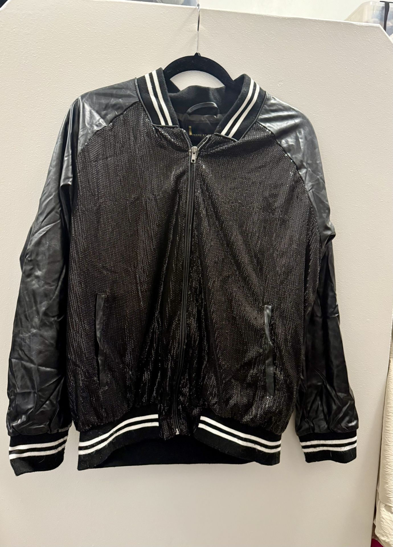 Sequin Bomber Jacket