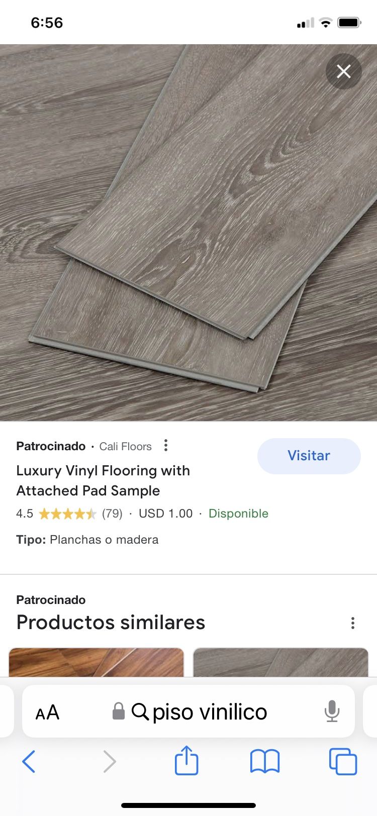 I have 6 boxes of vinyl flooring who is interested 45 dollars each box