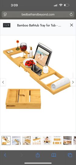 Bamboo Bathtub Tray 