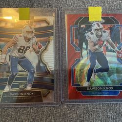 Dawson Knox Rookie And Numbered Card /149