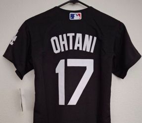 Black Los Angeles dodgers Shohei Ohtani jersey