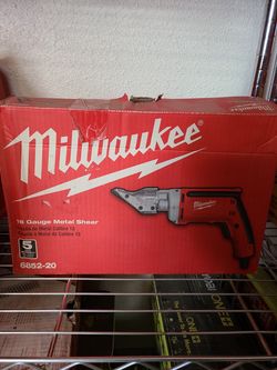 Milwaukee 18 gauge metal shear