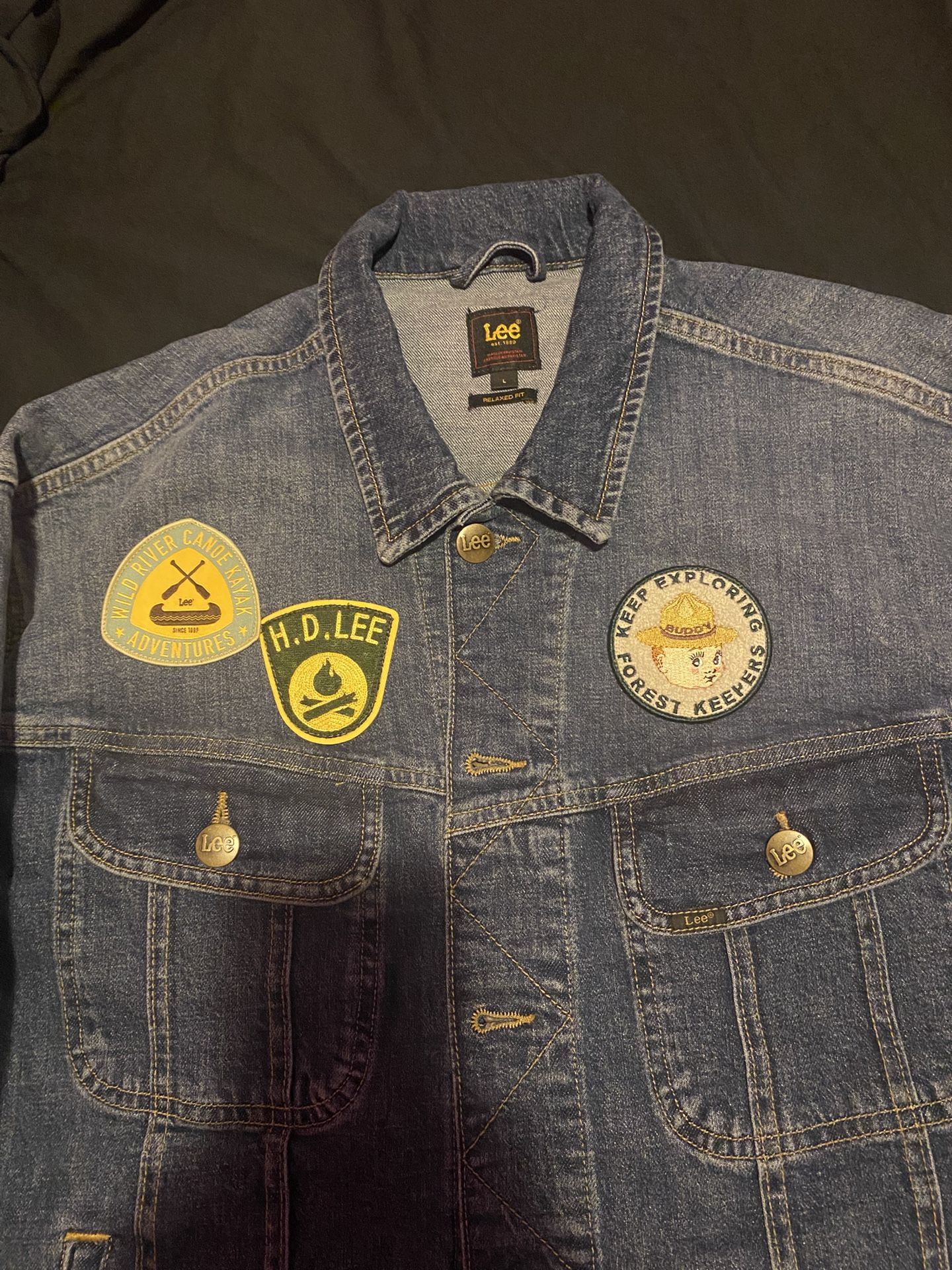 Lee’s Denim Jacket W/ Patches