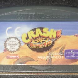 Crash Nitro Kart GBA Game Cartidge Gameboy Advance Video Game