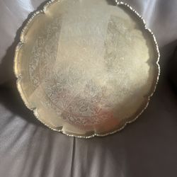 Antique Chinese Brass Tray