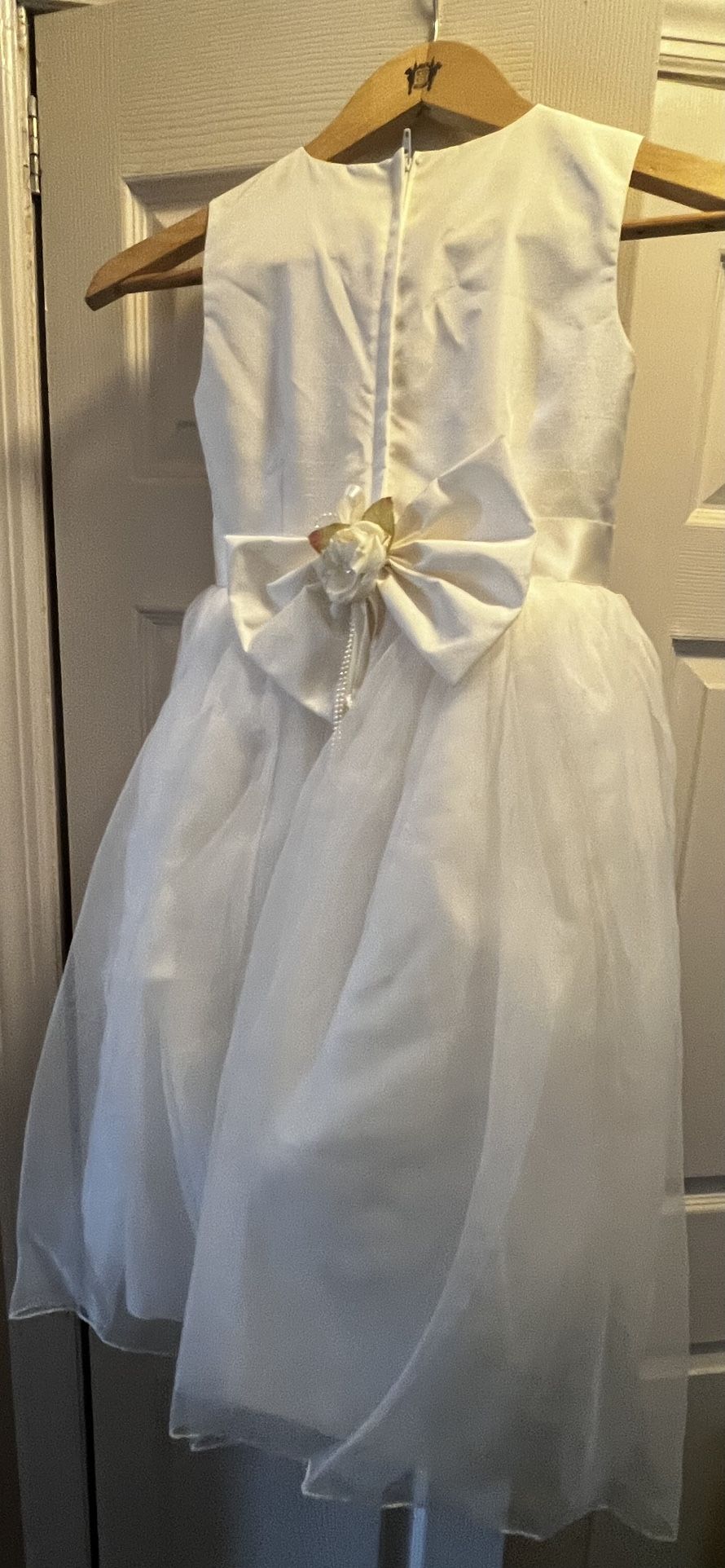 Flower Girl Dress With matching hairpiece