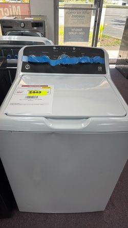 GE High Efficiency Agitator Large (4.5-cu ft ) Top-Load Washer (White) 1 year warranty