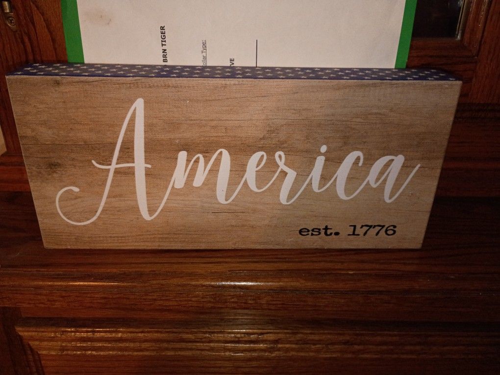 America sign