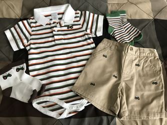 Gymboree boys matching outfit