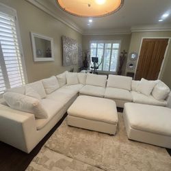 White Cloud Modular Sofa 8 Pieces