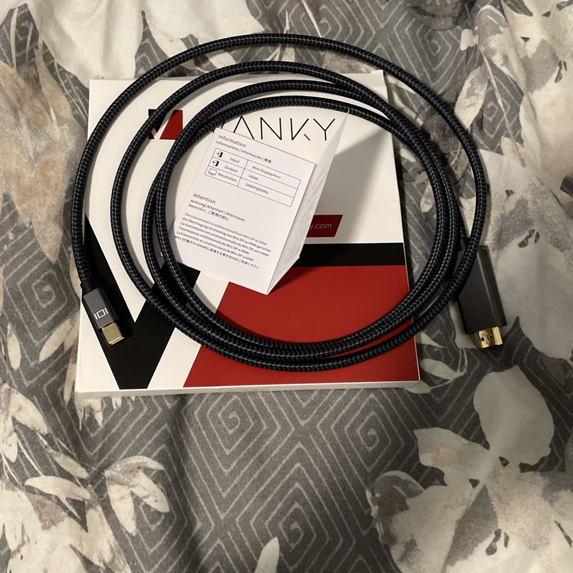 Micro Display Port To HDMI Cable For Mac