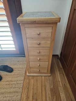 Vintage Wood Nightstand