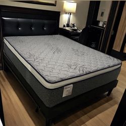 Brand New Queen Size Mattress Pillow Top 14” Thick – Factory Direct! Also available in Twin, Full & King. Ask about our Same-Day Delivery 🚚 