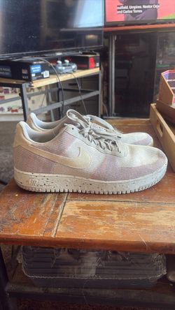 Nike Air Force 1 Low Crater Flyknit Wolf Grey size 11.5