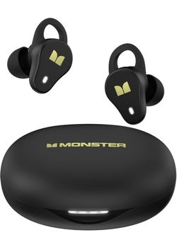 Monster N-Lite 210 Wireless Earbuds, Bluetooth 5.4 in-Ear Stereo Headphones, Built-in Mic for Crystal Clear Call, 32H Playtime, Water Resistant in-Ear