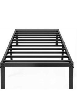 2 Black Metal Platform Bed Frame