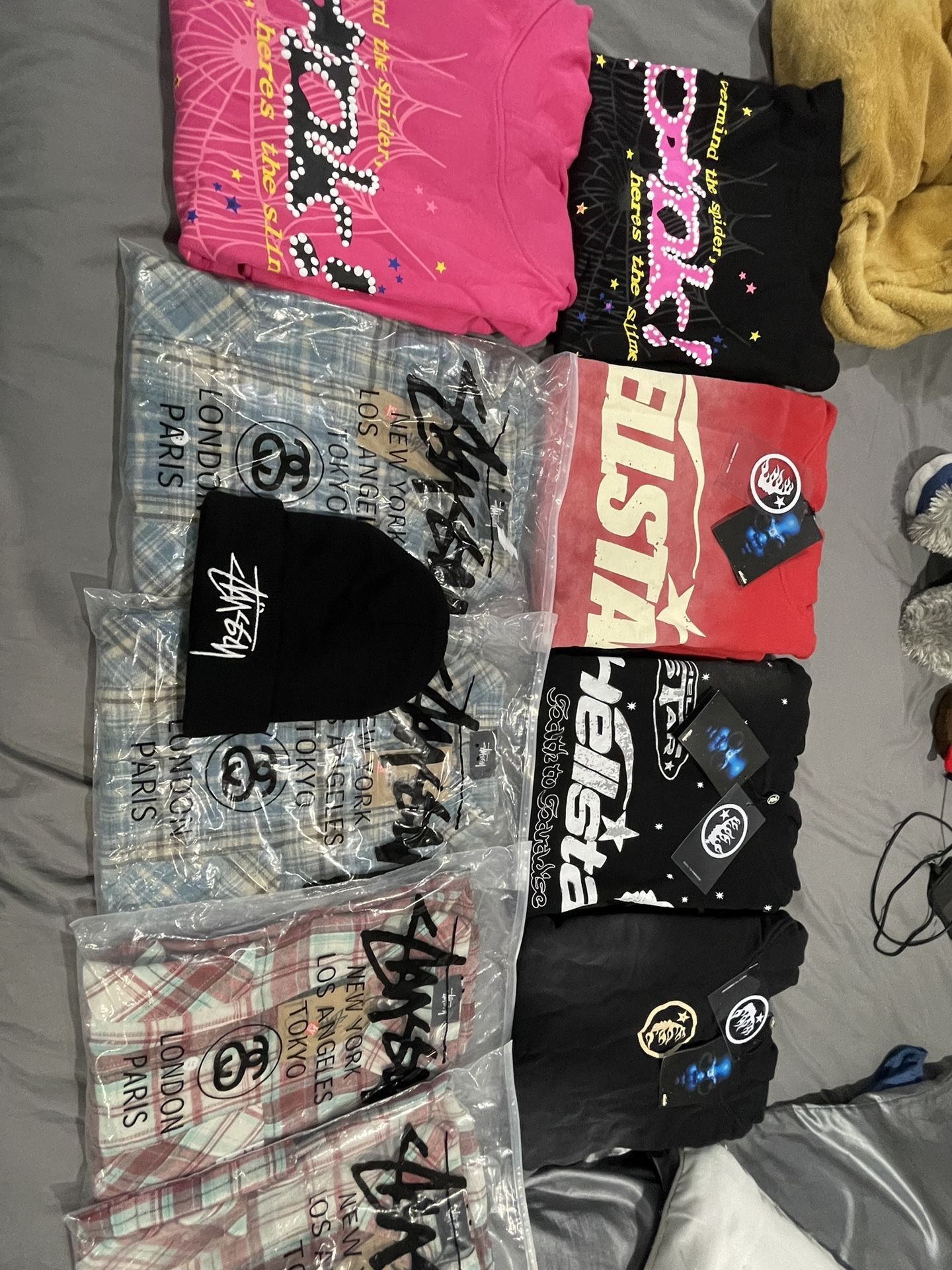 Sp5der, Stussy, Hellstar