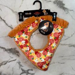 Thrills & Chills Pizza Headpiece Dog Costume