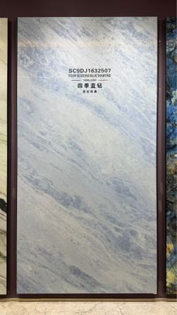 Four seasons blue diamond slab super big gorgeous