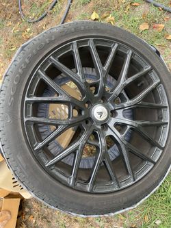 20” Asanti Black Label ABL-21 Wheels w/ Pirelli Tires & TPMS – 5x112 Mercedes GLK/GLC