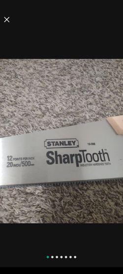 Brand New Stanley Contractor Grade Sharp Tooth Saw 